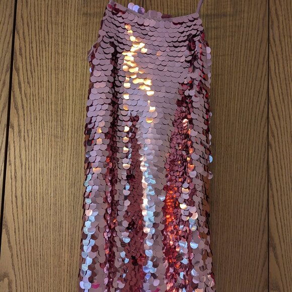 Sleeveless Paillette Mini Party Shift Dress - Picture 3 of 6